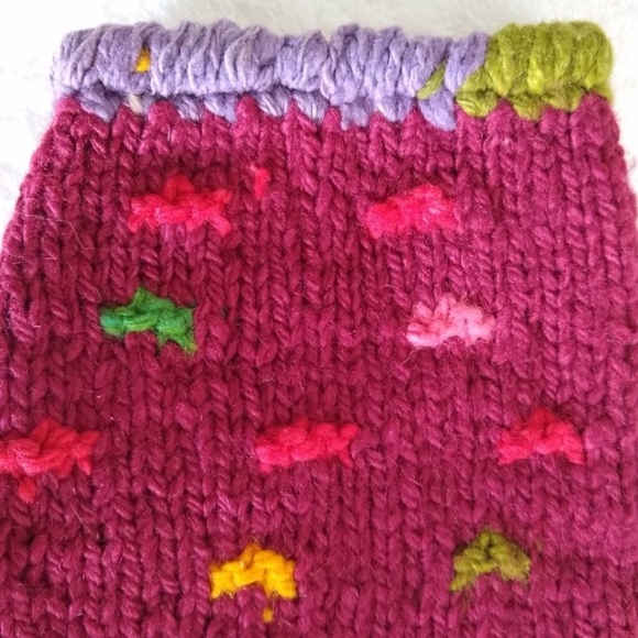 ARTESAN Sweater Jacket TOSHY ARTESANIAS Bolivia Handmade Wool Colorful Size XL - Picture 9 of 9